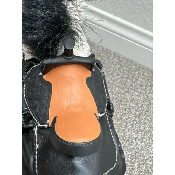 Bobtail Horse Pony Plush Removable Saddle Weighted Legs Stuffed Animal Toy 2014 - Picture 5 of 10